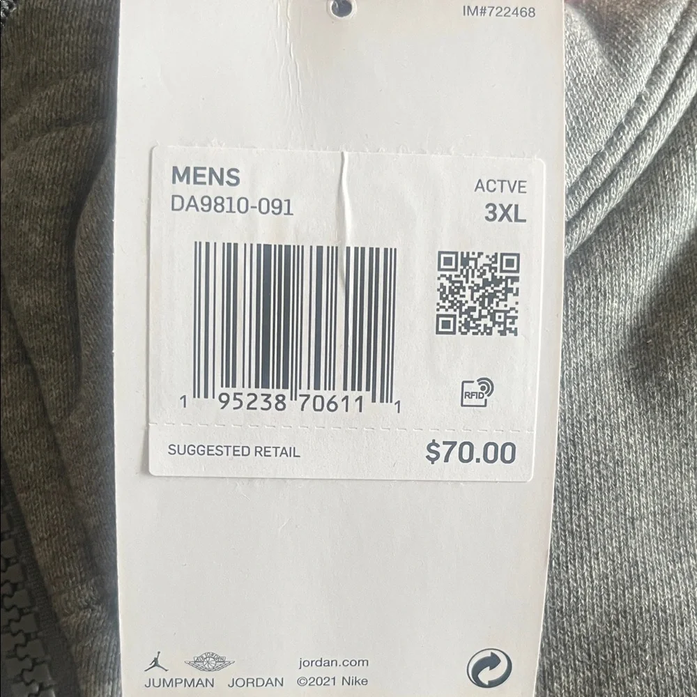 Nike Men's Gray Hoodie 3XL - Picture 4 of 6